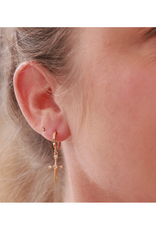 Dagger Huggie Hoop Earrings