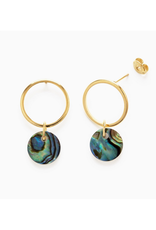Playa Stud Earrings - Abalone