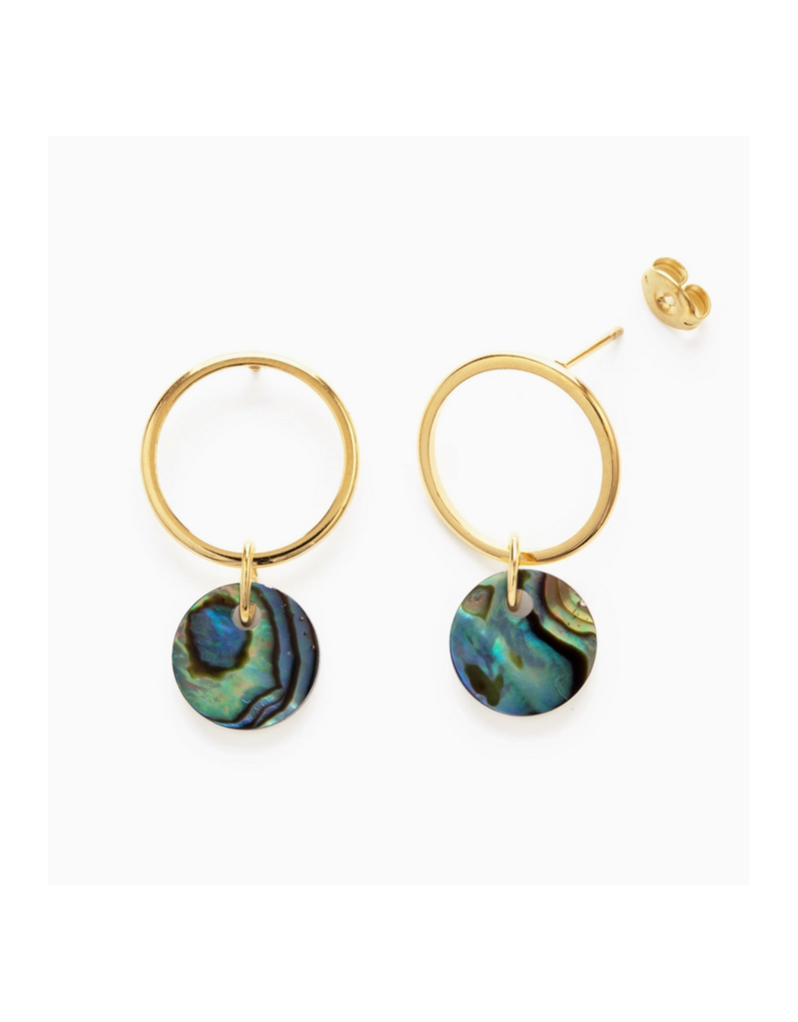 Playa Stud Earrings - Abalone