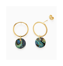 Playa Stud Earrings - Abalone