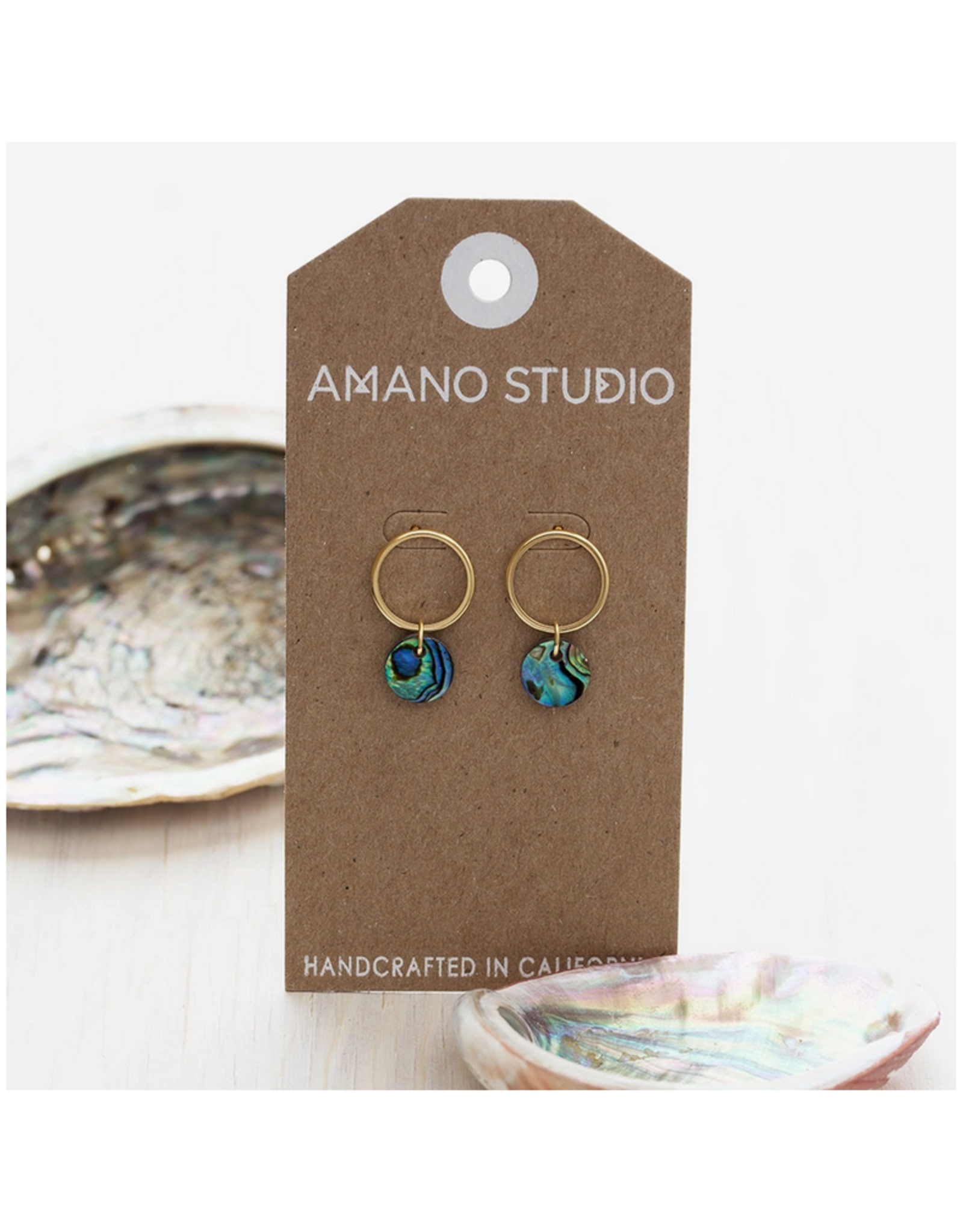 Playa Stud Earrings - Abalone
