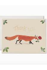 Thank You Fox Greeting Card