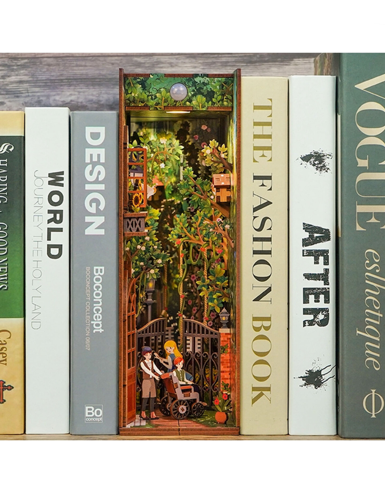 DIY Miniature House Book Nook Kit : Secret Garden