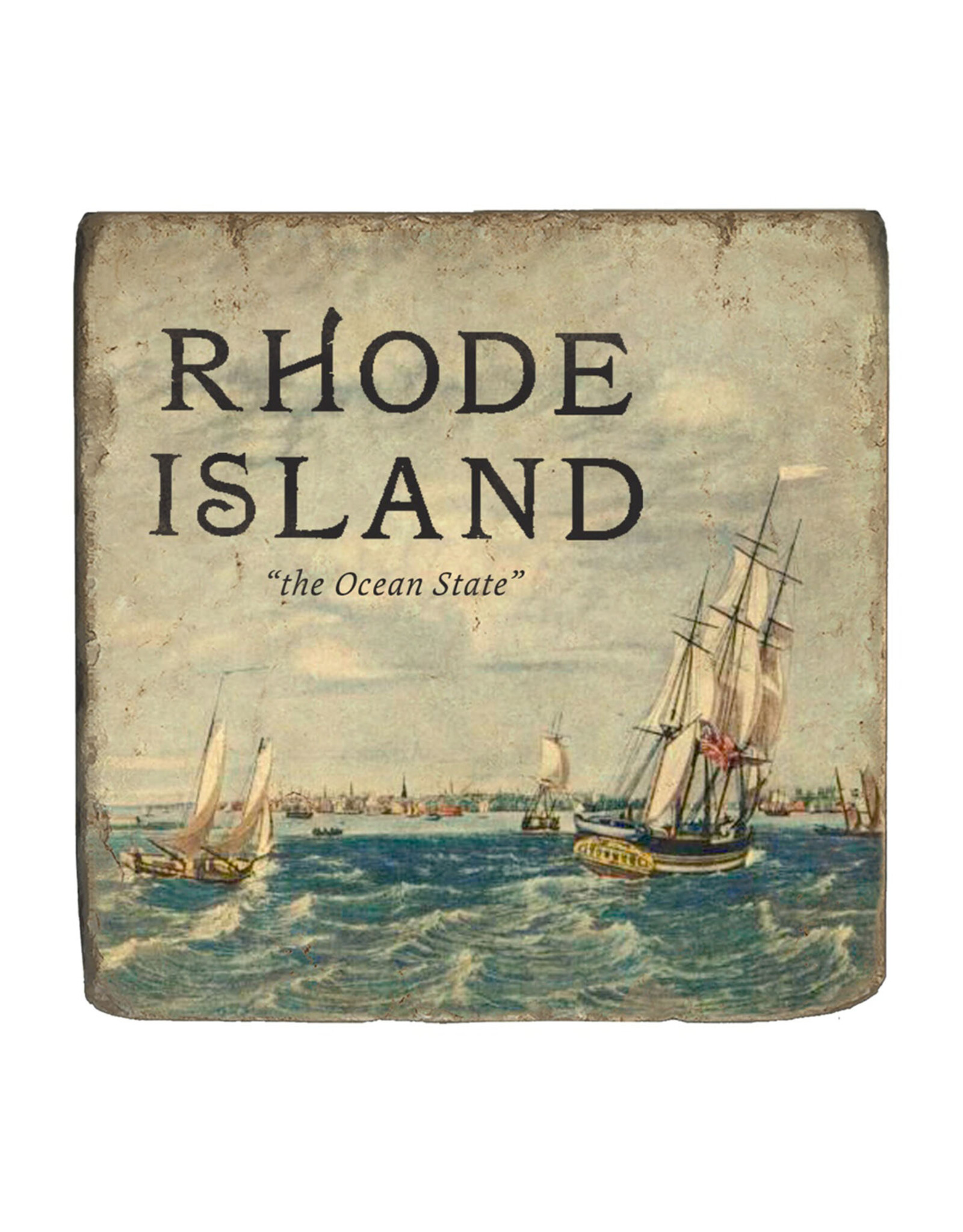 Postcard Coaster - Ships