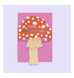Have a Magical Day Mushroom Greeting Card
