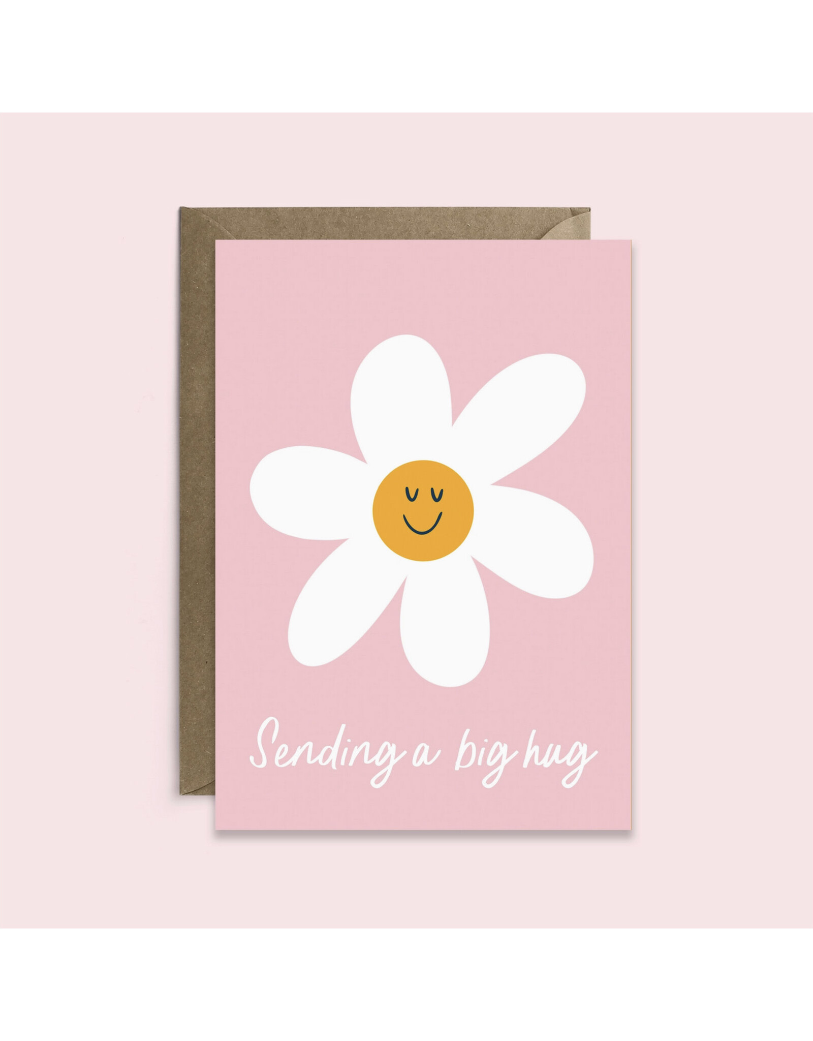 Sending a Big Hug Daisy Greeting Card