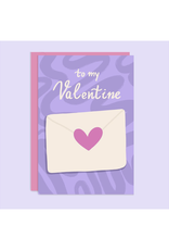 To My Valentine Envelope Greeting Card