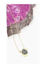 Evie Necklace - Gold Moonstone