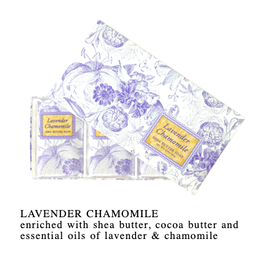 Sculpted Soap Bars Set - Lavender Chamomile