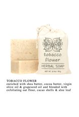 Tobacco Flower Soap Bar in Bag