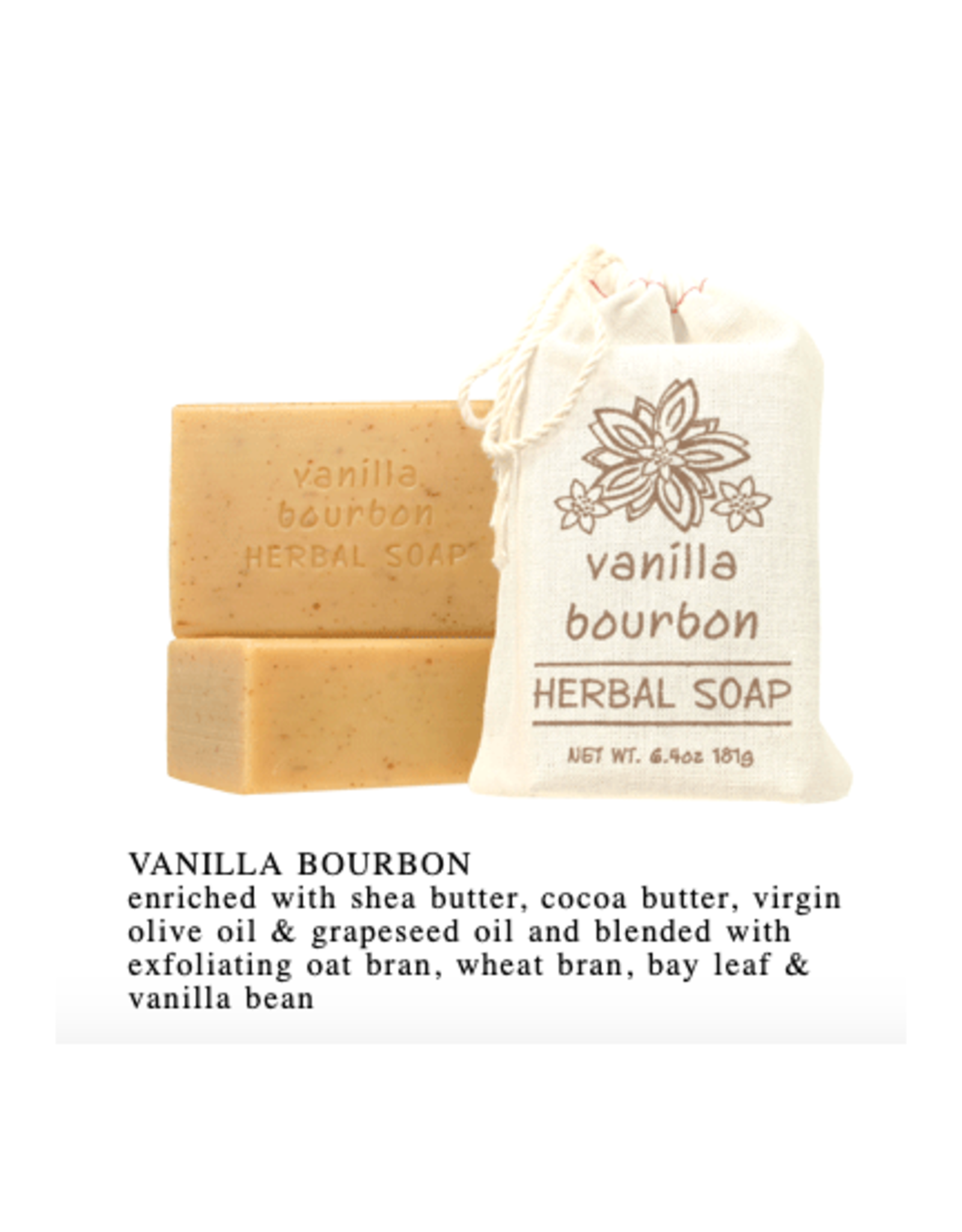 Vanilla Bourbon Soap Bar in Bag