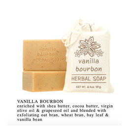Vanilla Bourbon Soap Bar in Bag