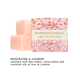 Mini Wrapped Soap Bar - Rosewater & Jasmine