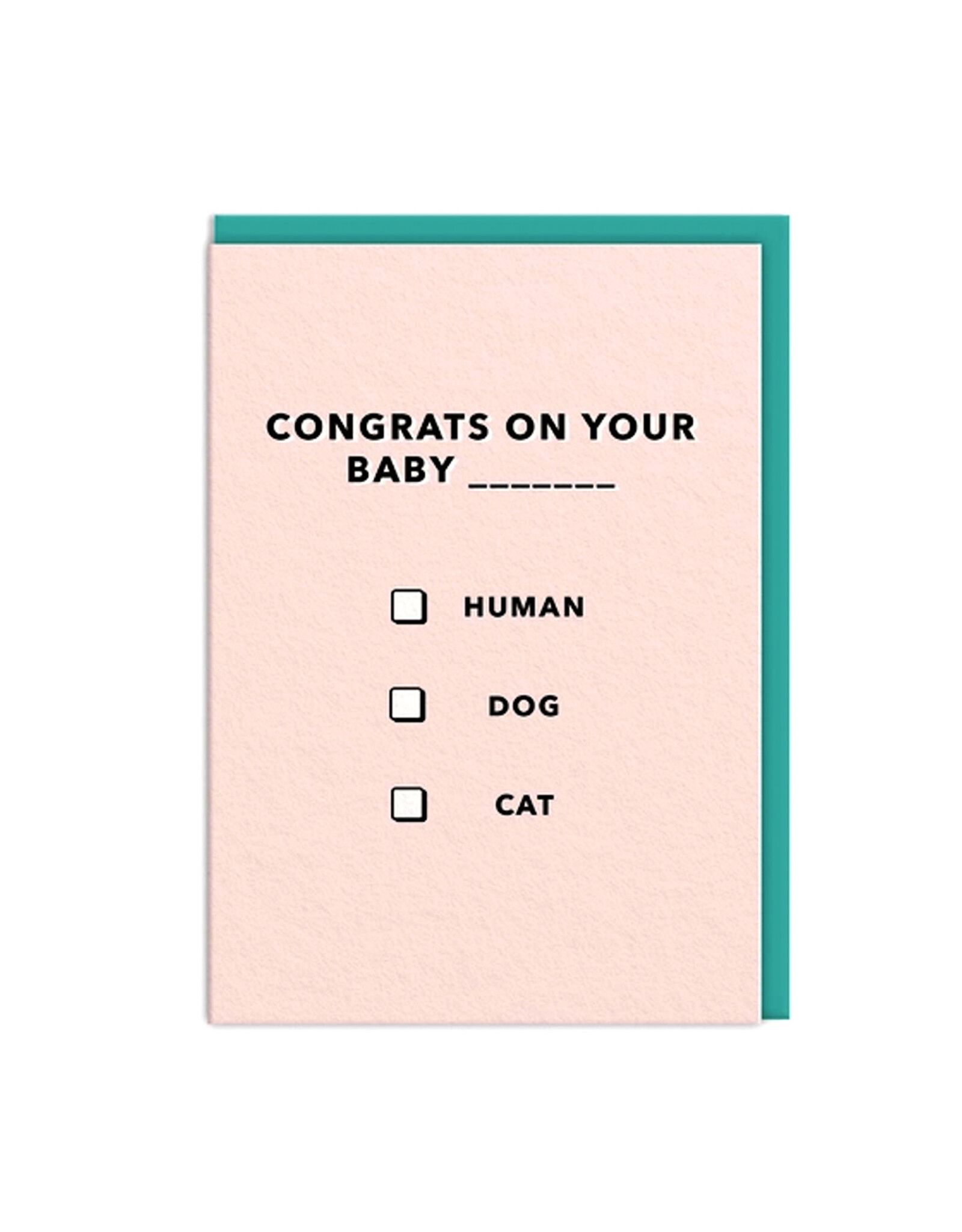 Congrats On Your Baby INSERT HERE Greeting Card
