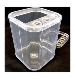 Clear Plastic Pen Cup