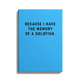 Memory of A Goldfish Perfectbound Notebook