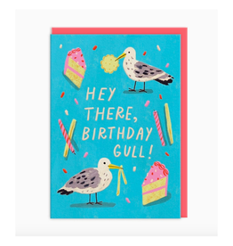 Hey There, Birthday Gull! Fries & Cake Greeting Card