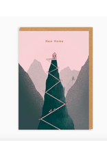 New Home Mountain Greeting Card