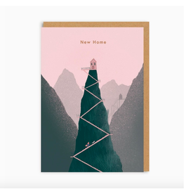 New Home Mountain Greeting Card