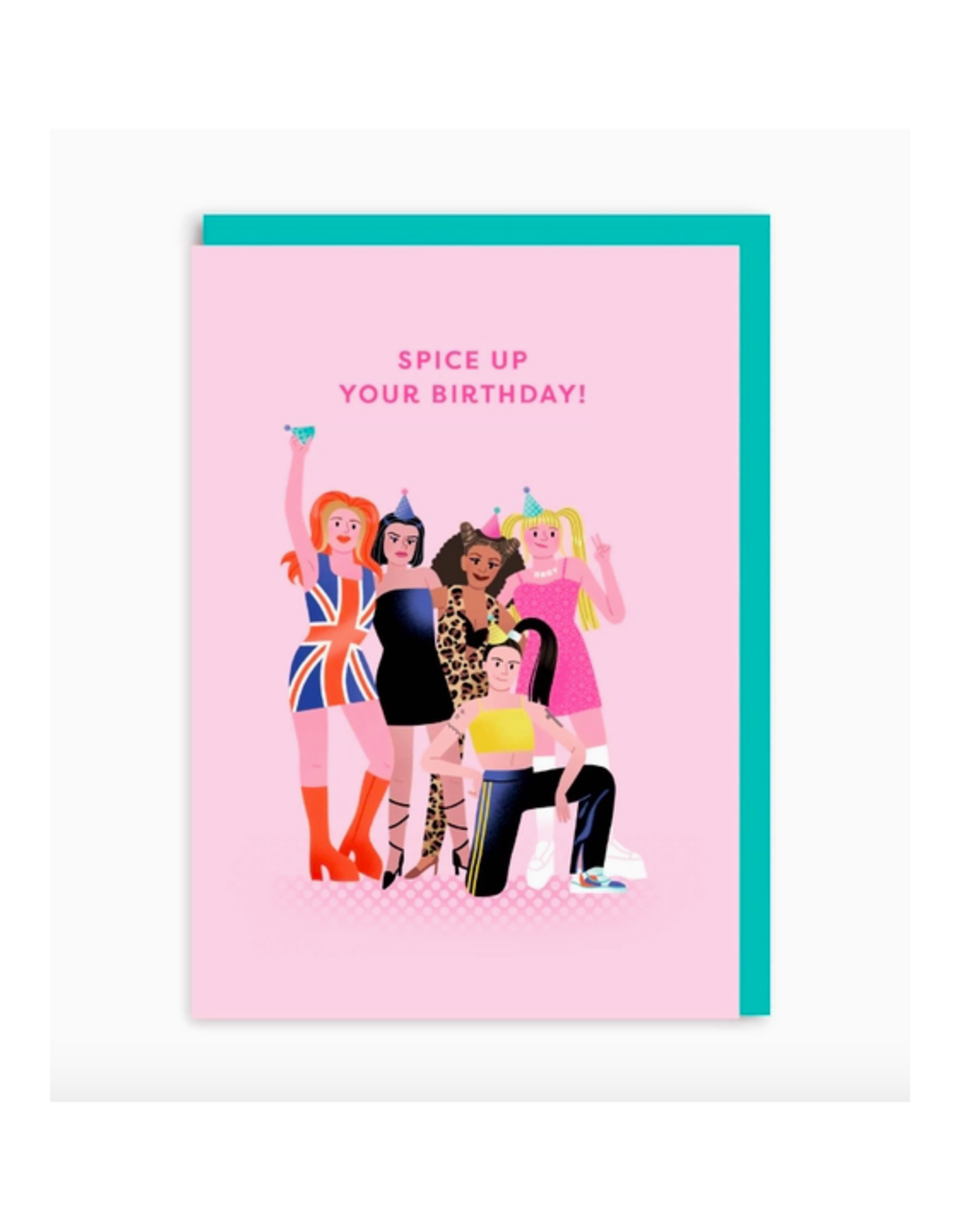 Spice Girls B'day Greeting Card