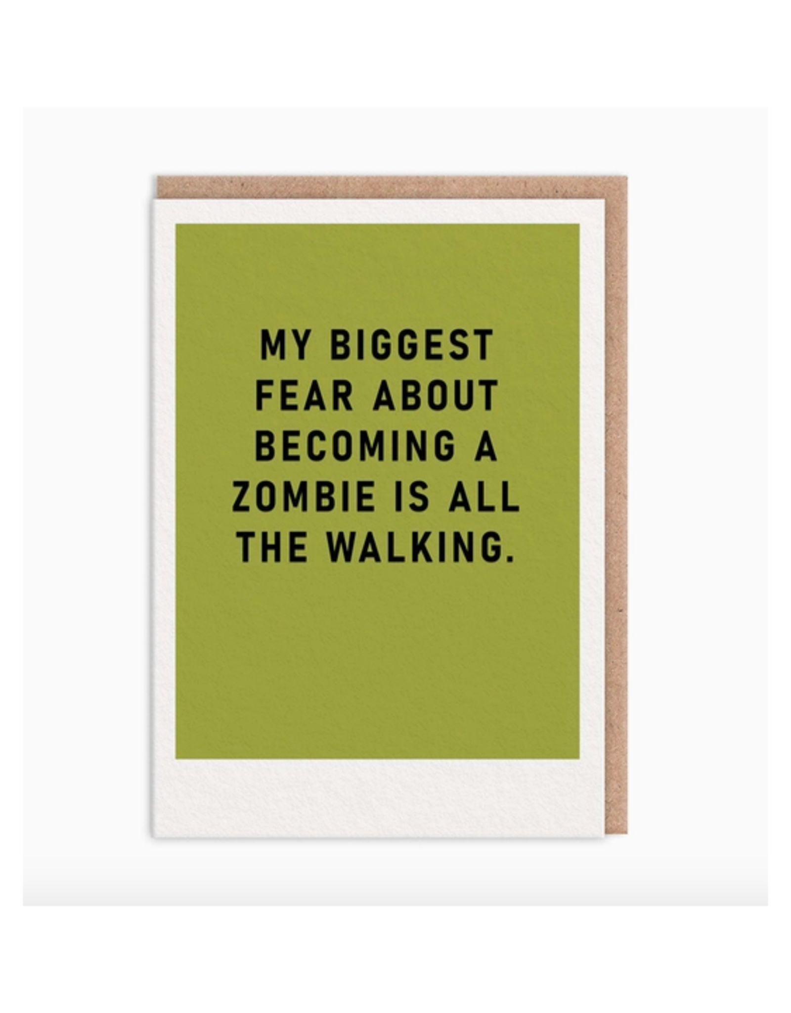 Zombie All the Walking Greeting Card