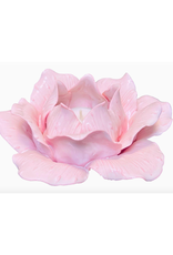Floral Ceramic Tea Light Holder - Pink