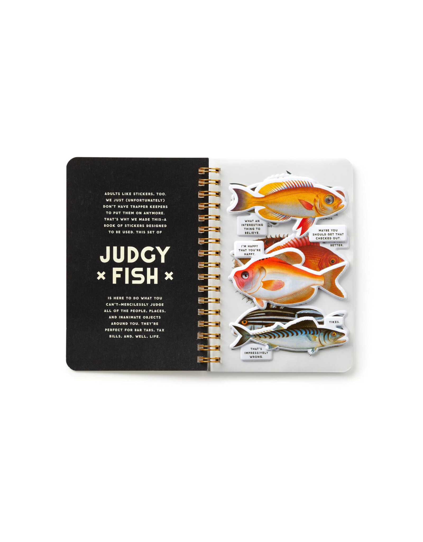 Judgy Fish Sticker Book