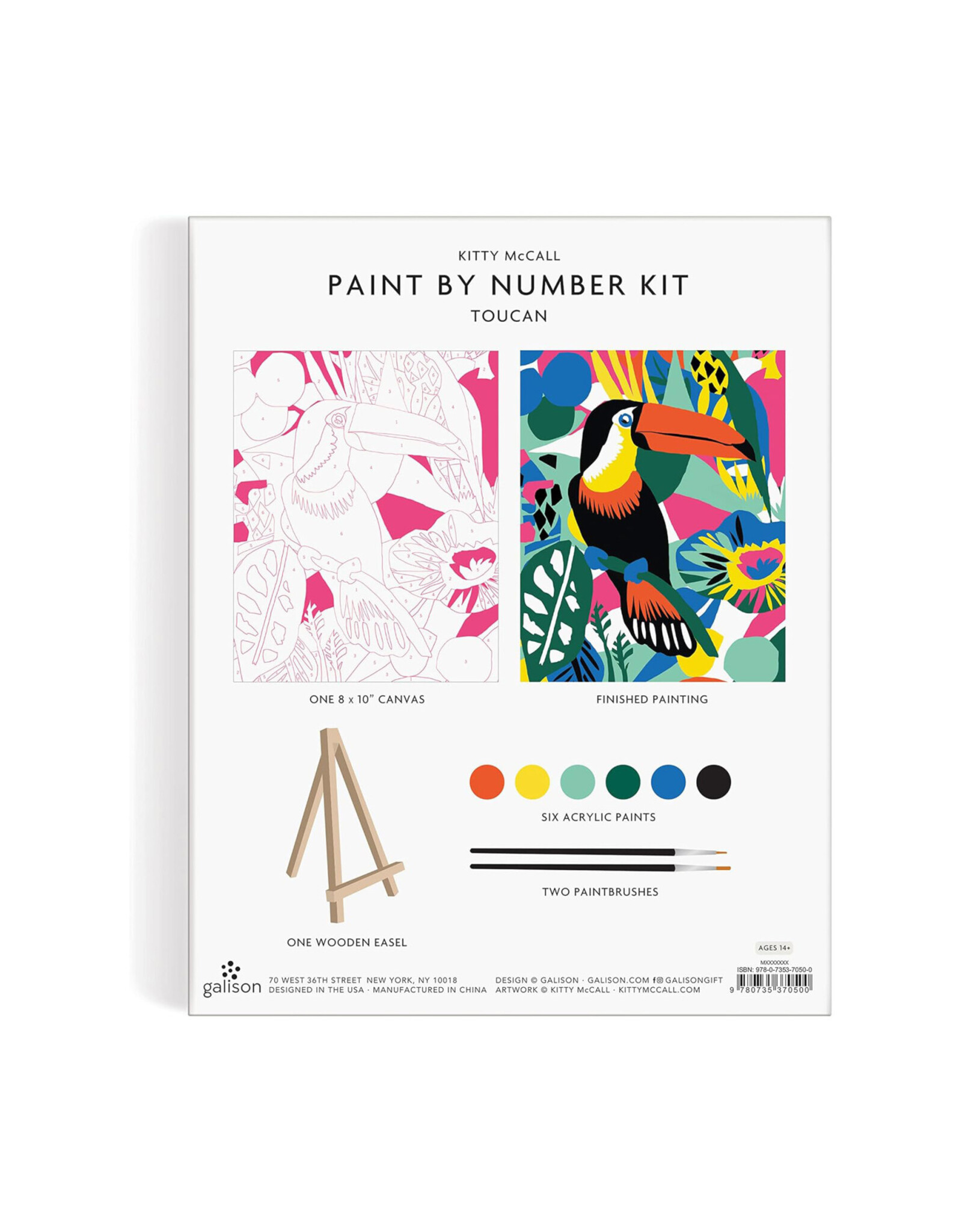 Toucan Paint By Numbers Kit