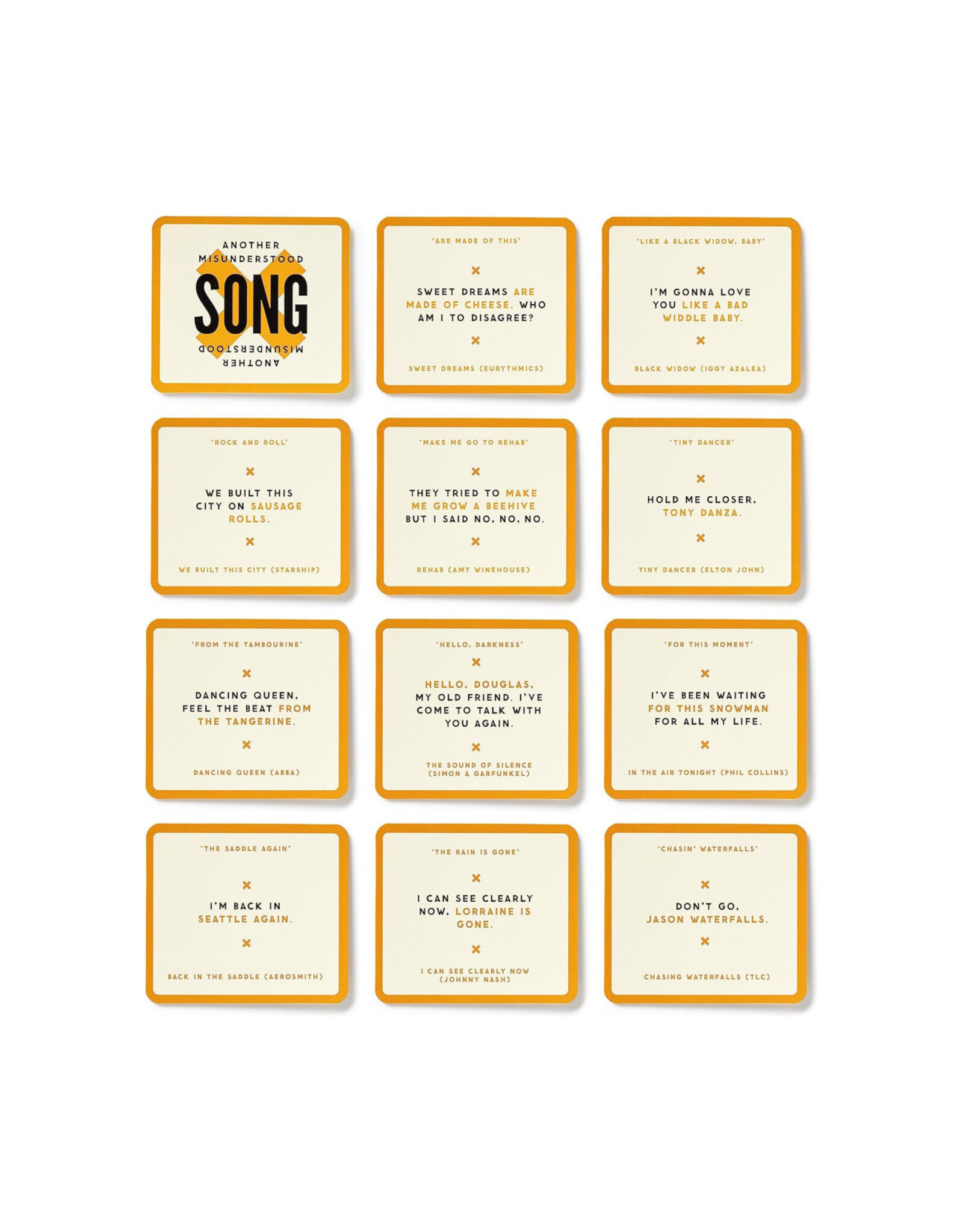 Misunderstood Songs – Party Game