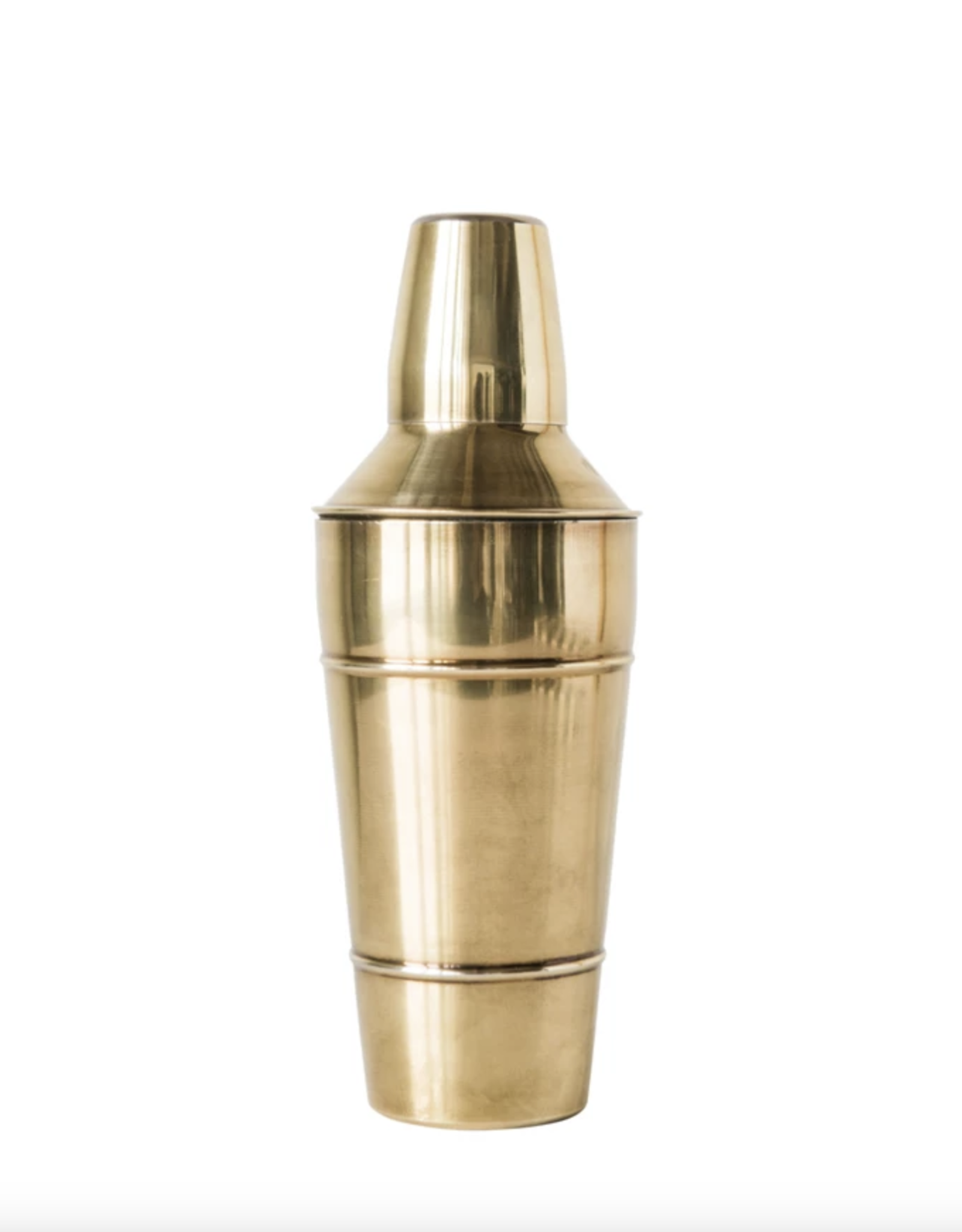 Stainless Steel Cocktail Shaker - Brass