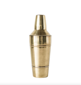 Stainless Steel Cocktail Shaker - Brass