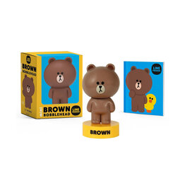 Line Friends Brown Bear Bobblehead Line Friends Brown Bear Bobblehead
