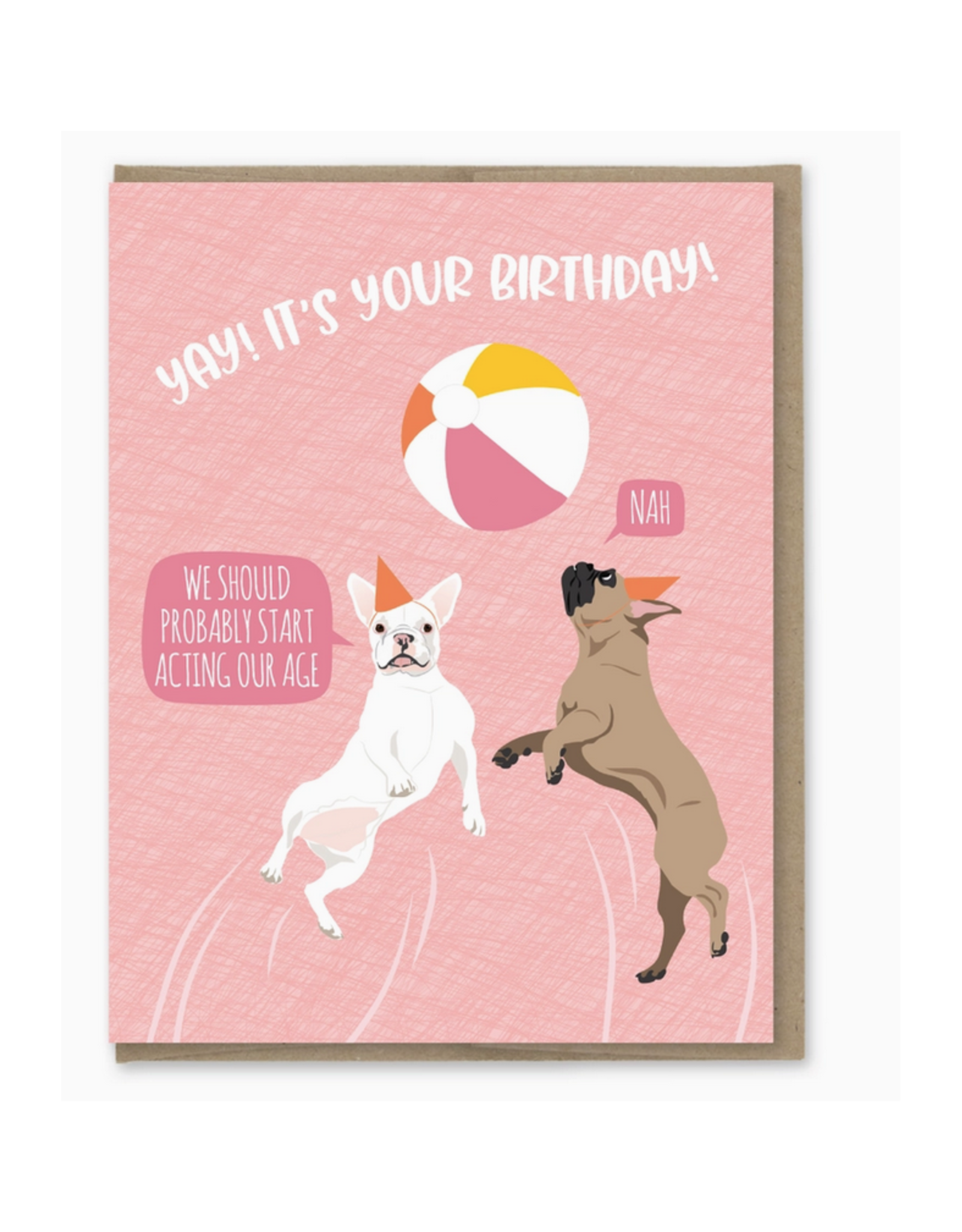Act Your Age Dog Birthday Card