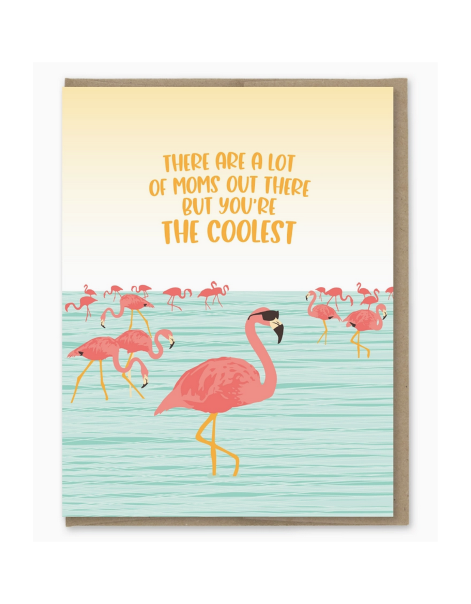 Cool Mom Flamingo Mother's Day Card