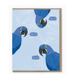 Hello Macaws Greeting Card