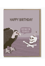 Time You Have Left Vulture Birthday Card