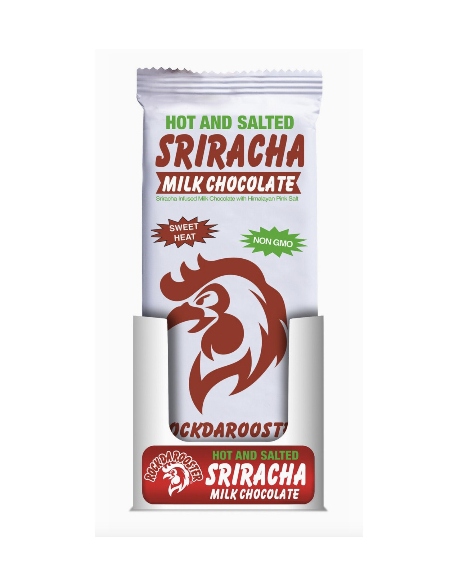 Hot and Salted Sriracha Milk Chocolate Bar