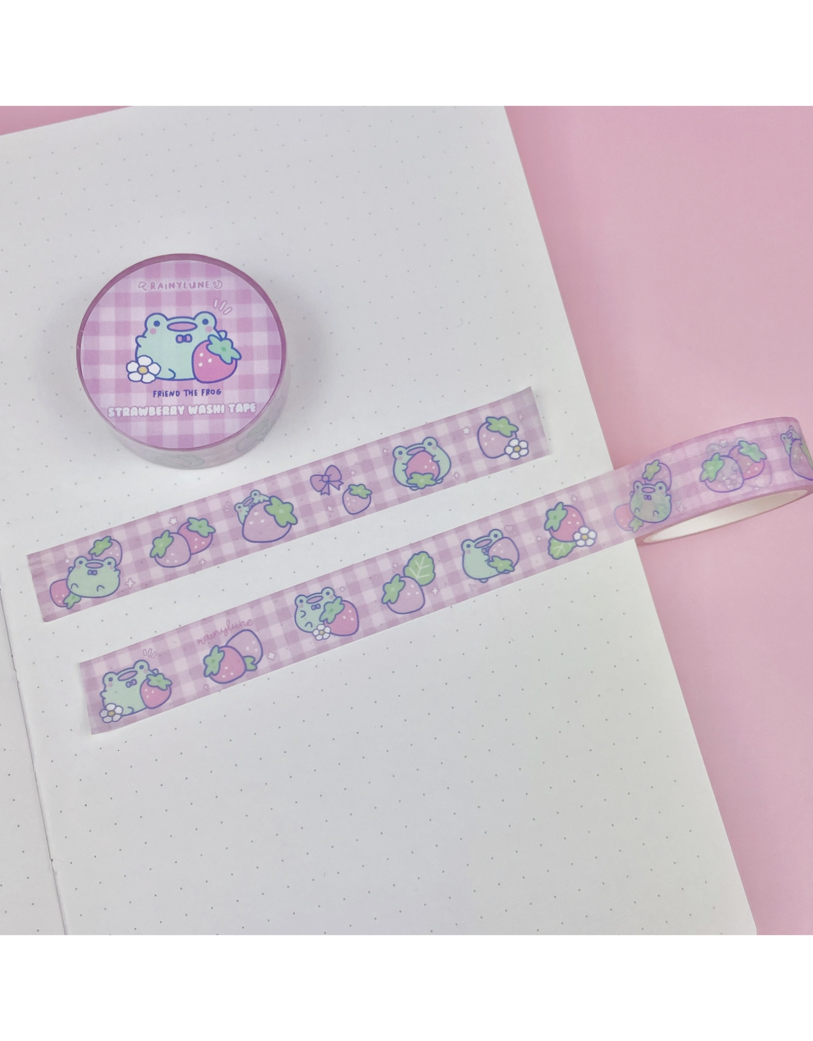 Strawberry Frog Washi Tape