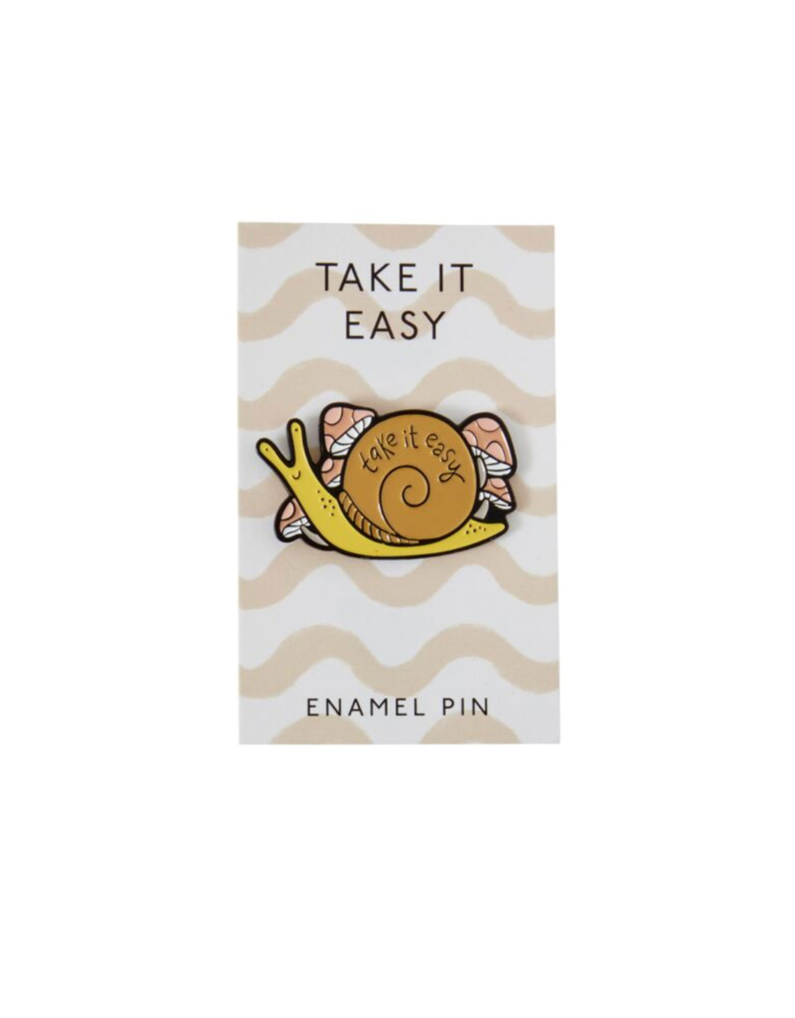 Take It Easy Snail Enamel Pin