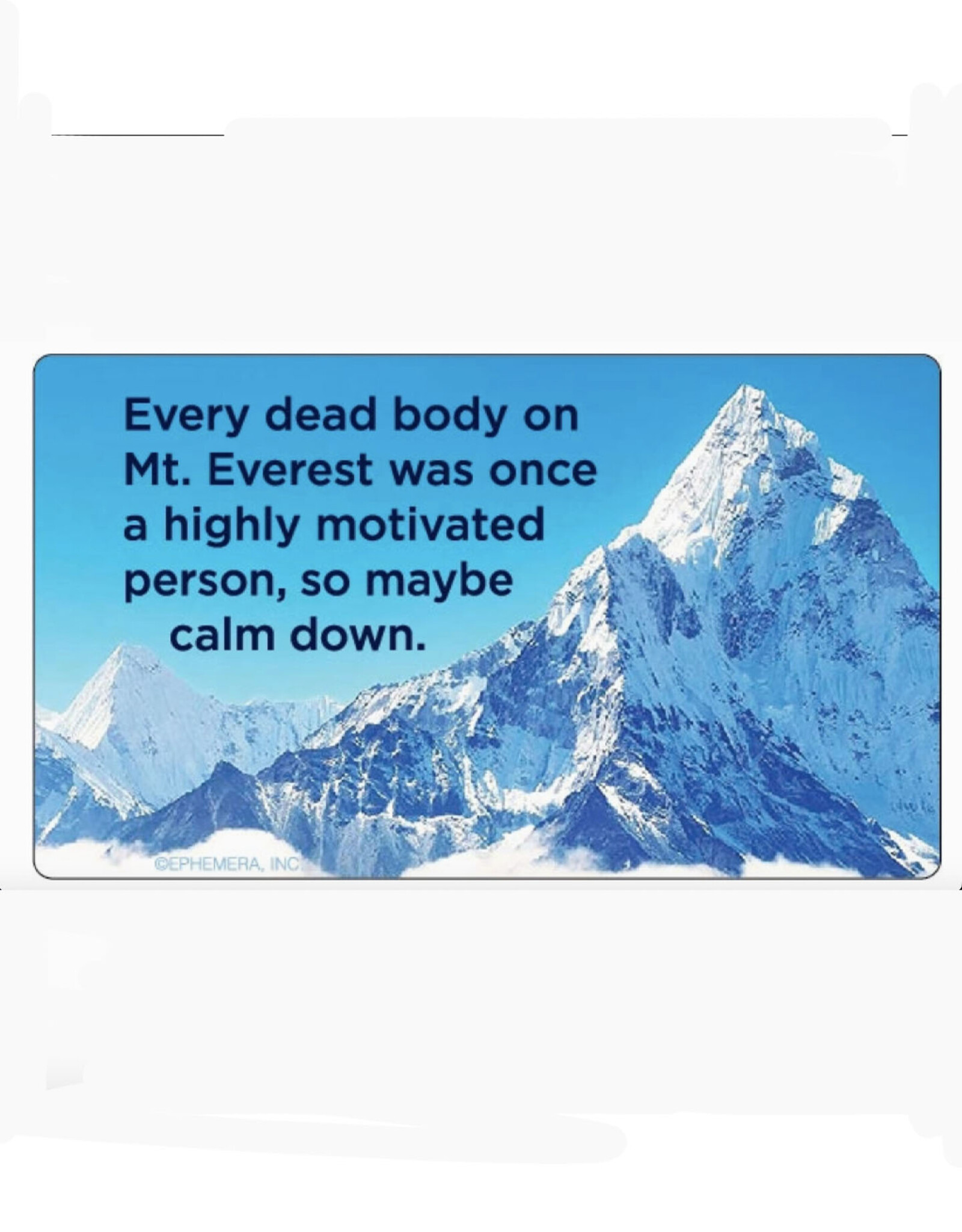 Mount Everest Sticker