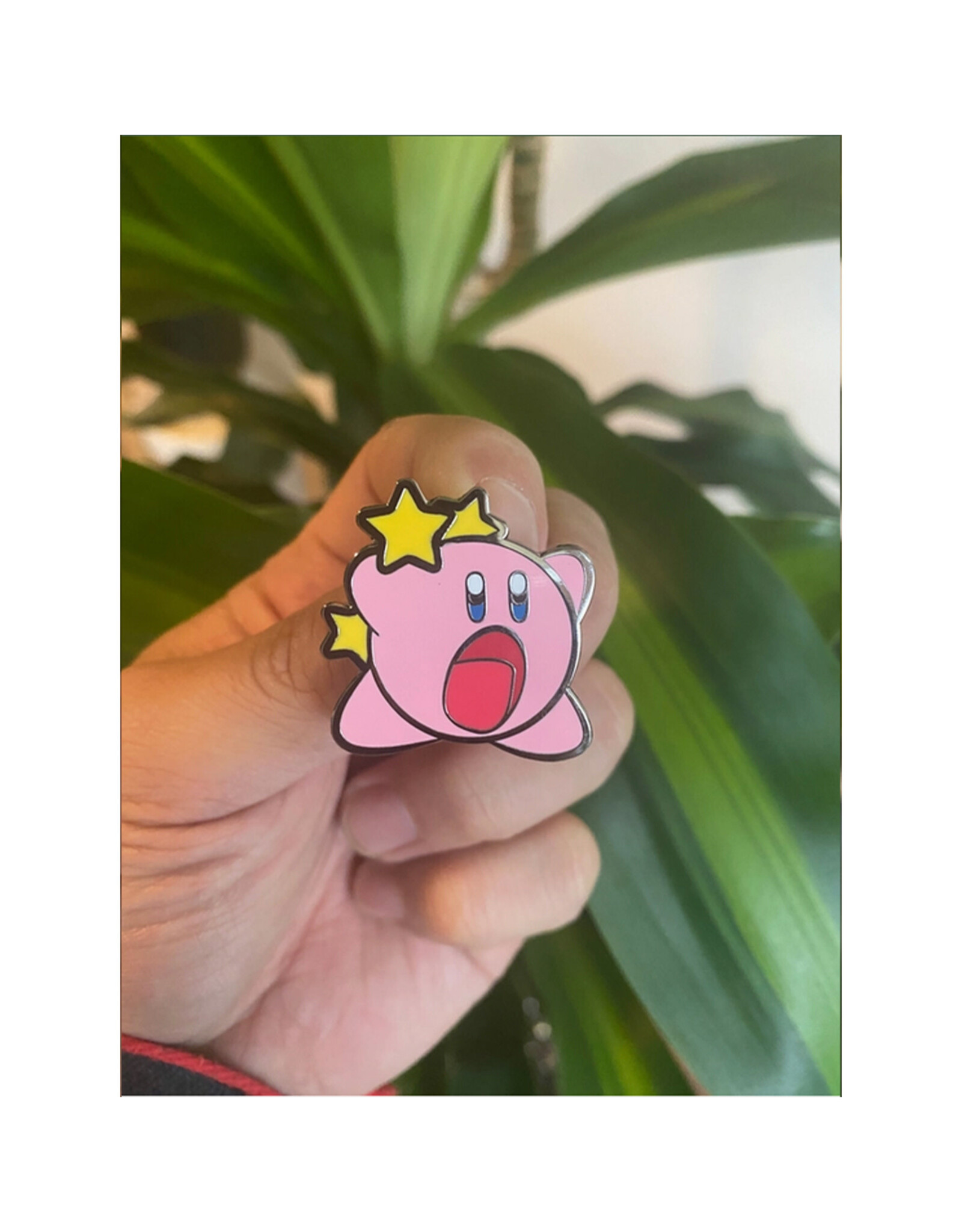 Kirby in Action Enamel Pin
