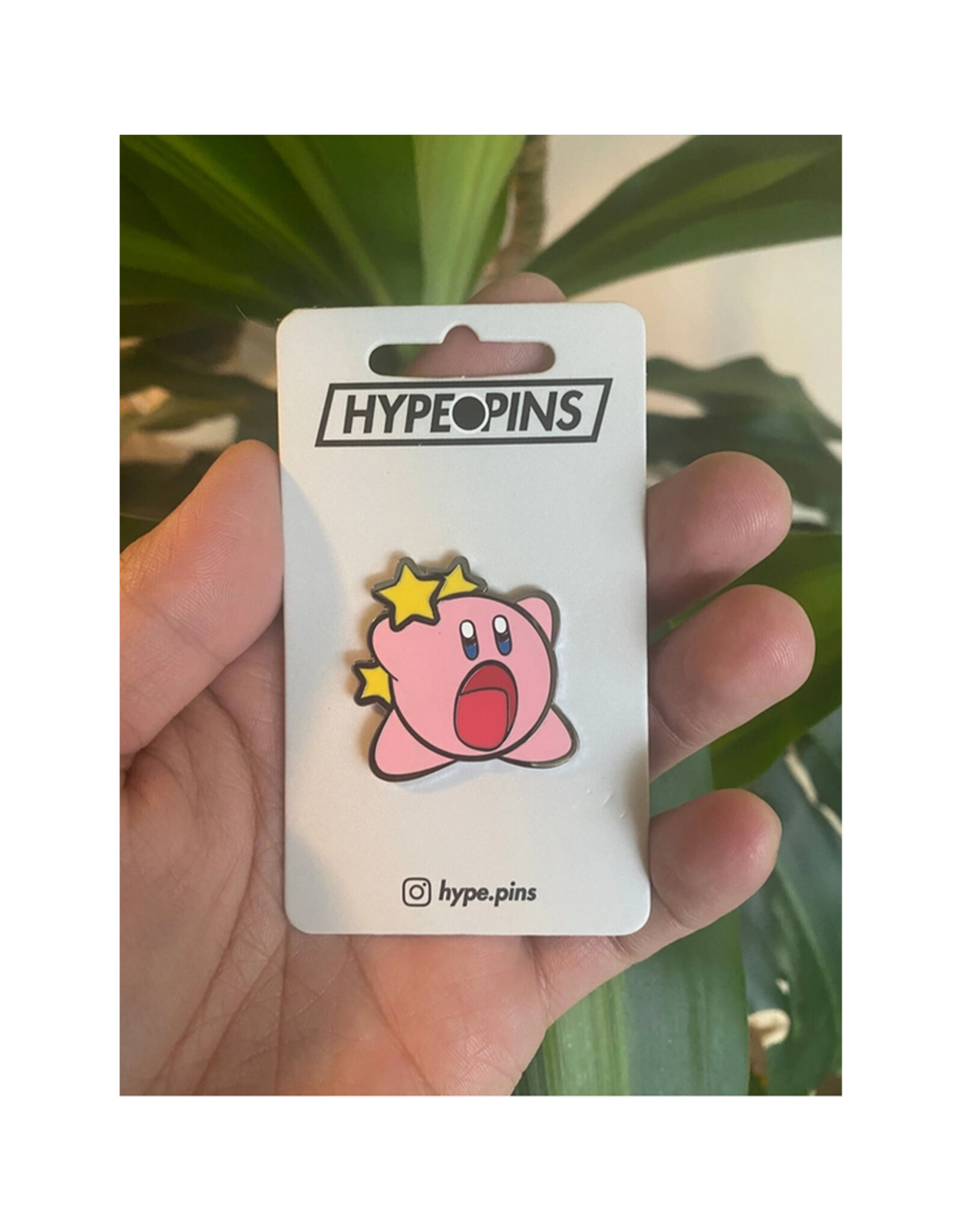 Kirby in Action Enamel Pin