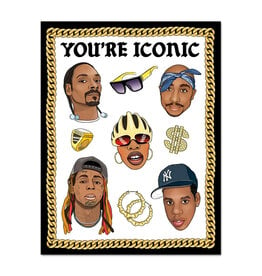 Hip Hop Icons Birthday Greeting Card
