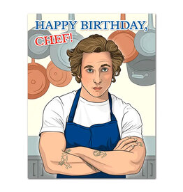 The Bear Happy Birthday Chef Greeting Card