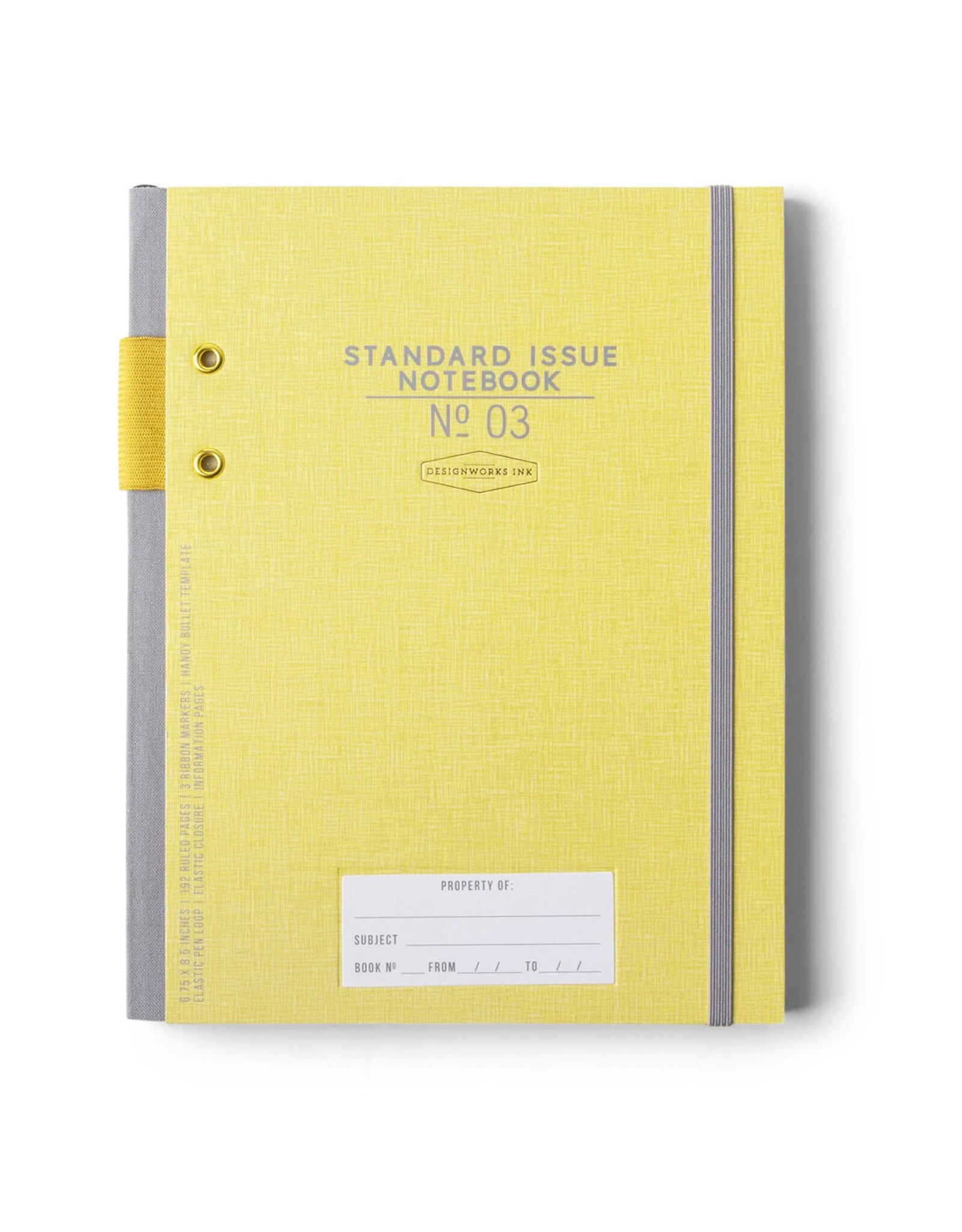 Standard Issue Notebook No. 03 - Yellow