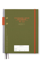Standard Issue Notebook No. 03 - Army Green + Chili