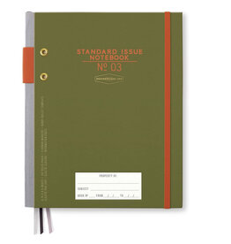 Standard Issue Notebook No. 03 - Army Green + Chili