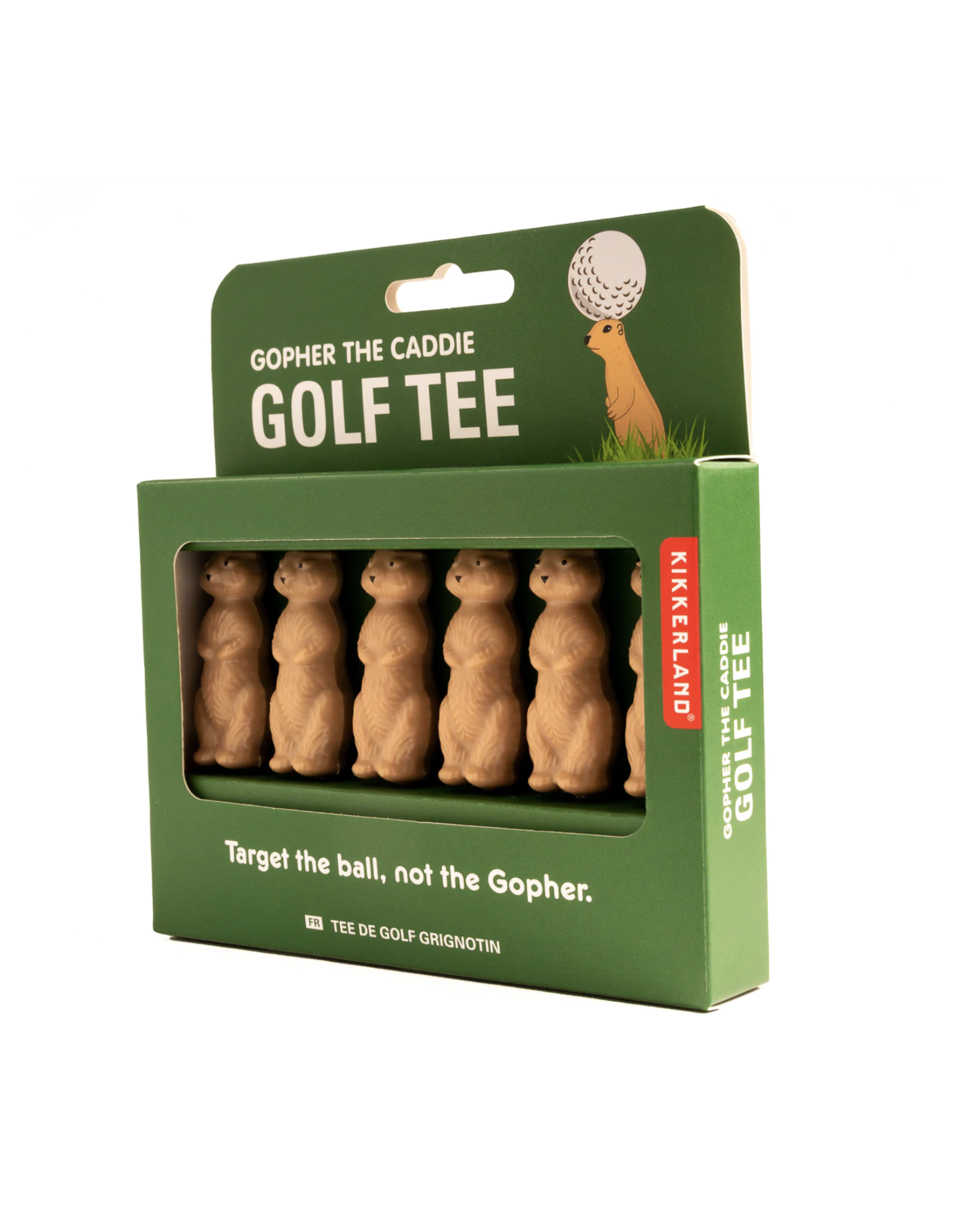 Gopher the Caddy Golf Tees