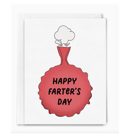 Happy Farter's Day Whoopie Cushion Greeting Card