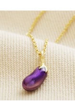 Eggplant Necklace